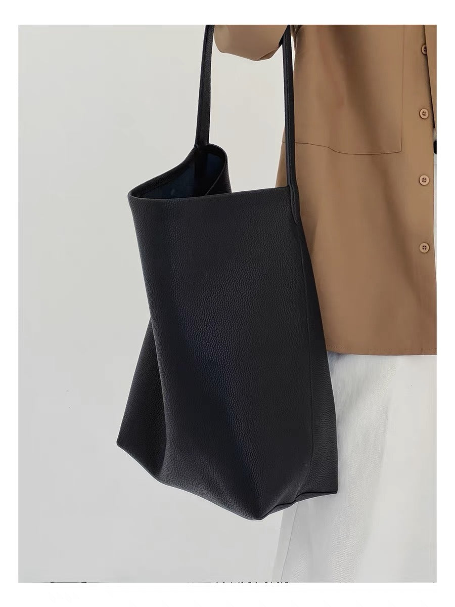 890 genuine leather large shopping bag
