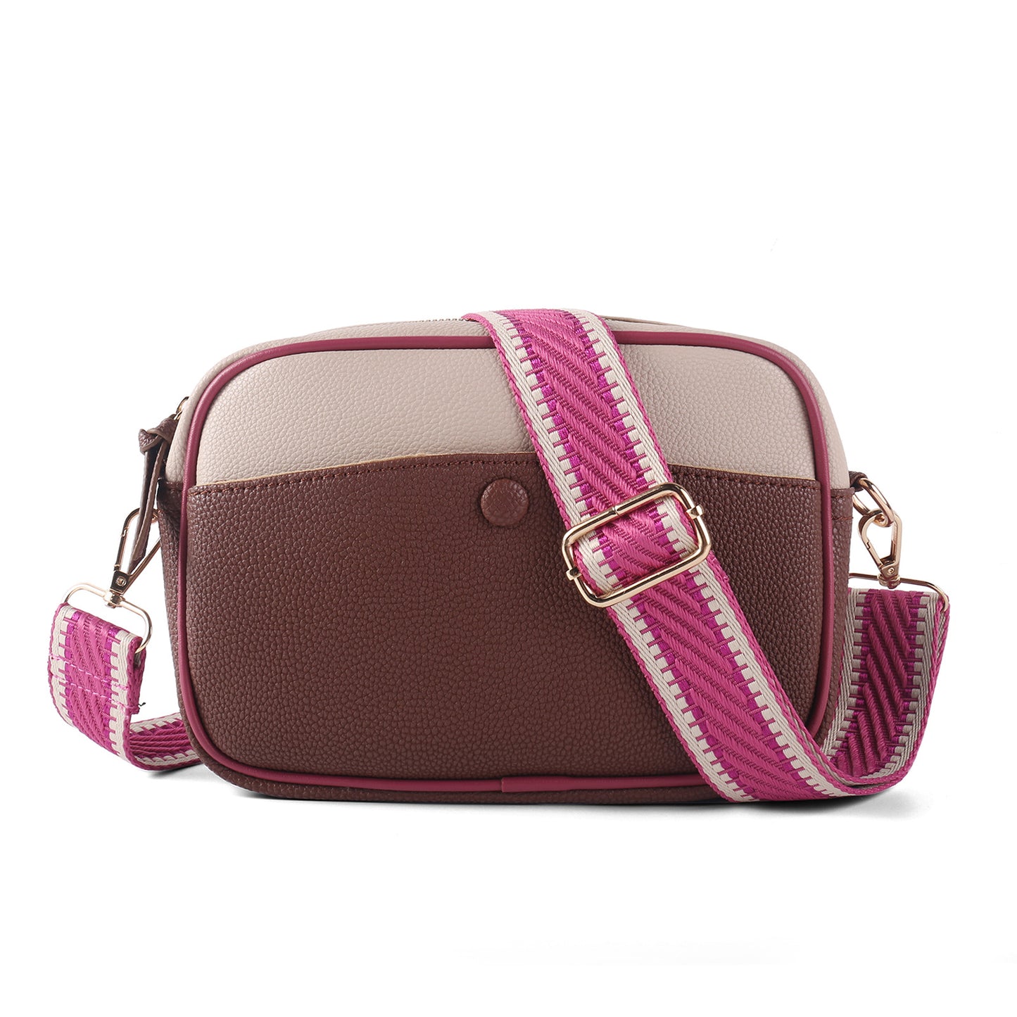 1625 outdoor casual camera bag wide strap crossbody purse