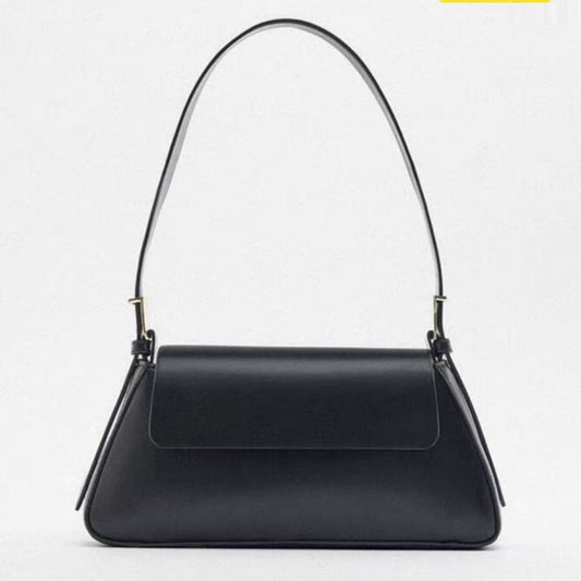 1638  all-match style solid handbag