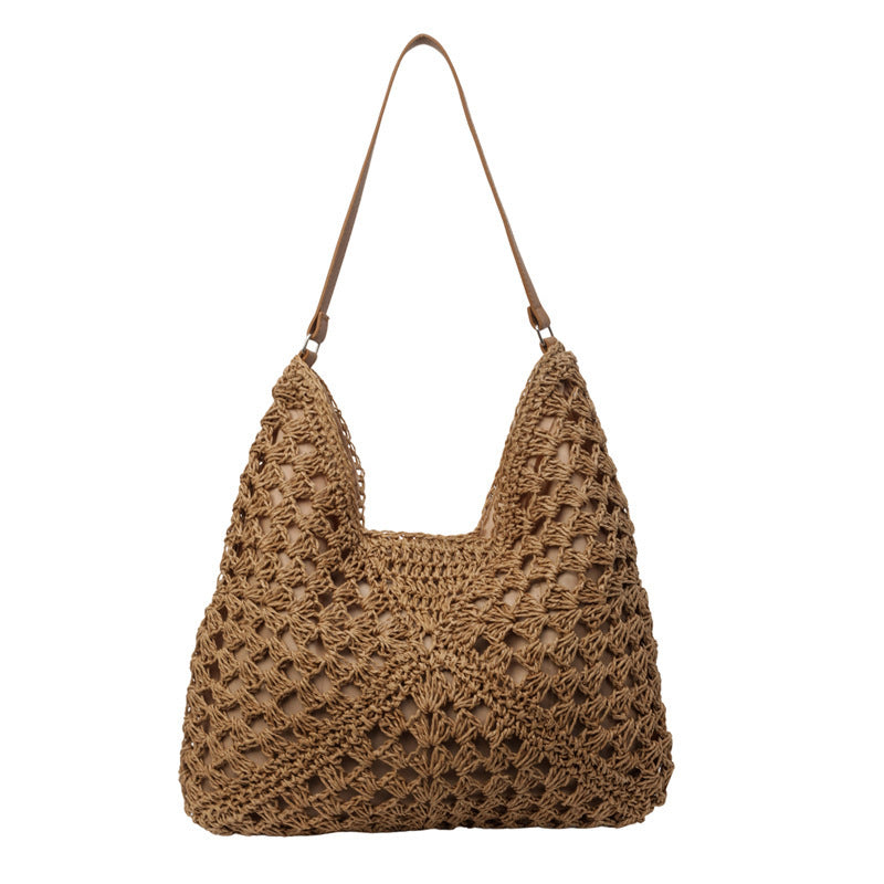 2287 paper woven beach bag