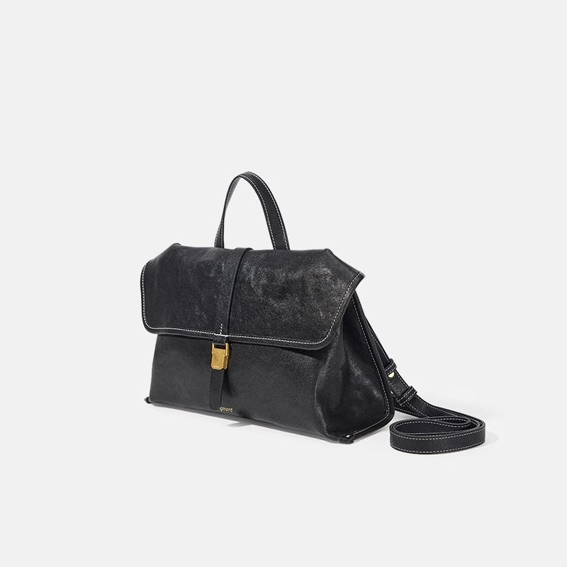1620 genuine leather vintage messenger bag