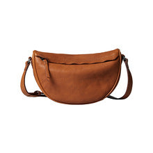 T021 genuine leather handstitch crossbody bag