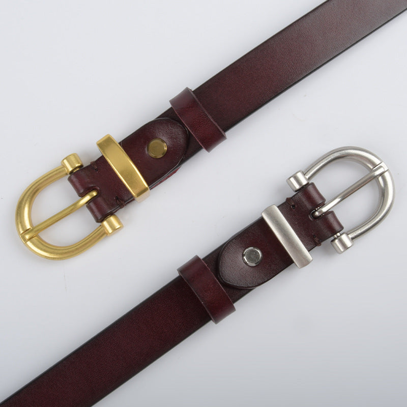 1026 2.3cm wide women belt for jeans