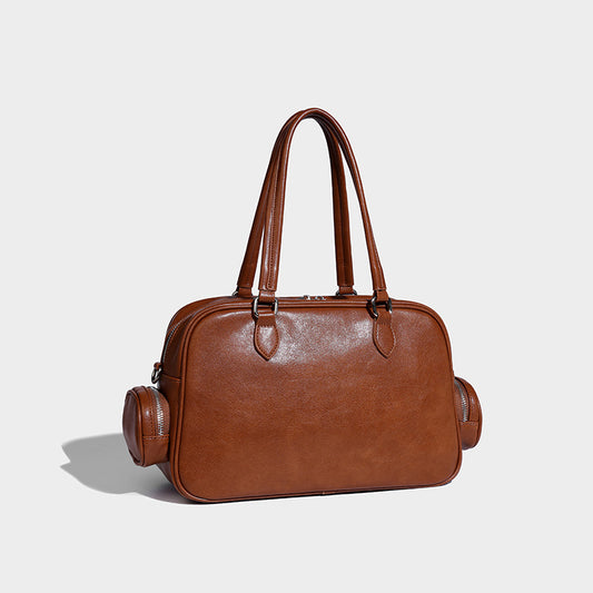 1871 bowling leather handbag