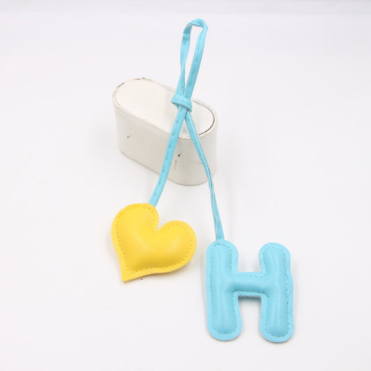 1585 love heart charm bag pendant