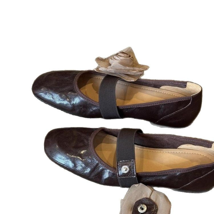 3997 genuine leather mary jane shoes