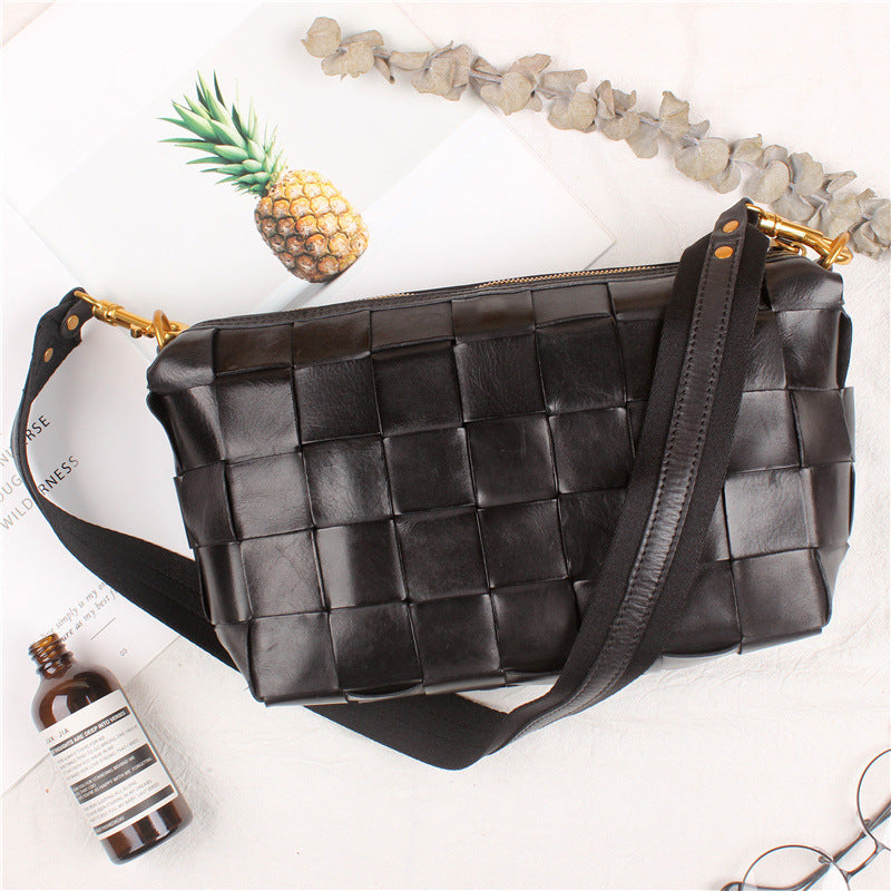2114 vintage wave handmade messenger bag