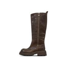 2674 genuine leather knee boots