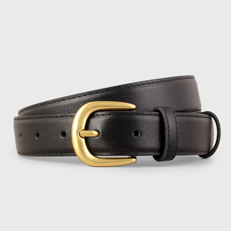 2139 pin bucket leather belt