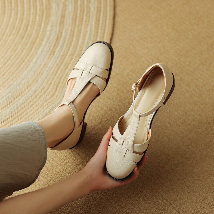 4617 roman cut-out sandals