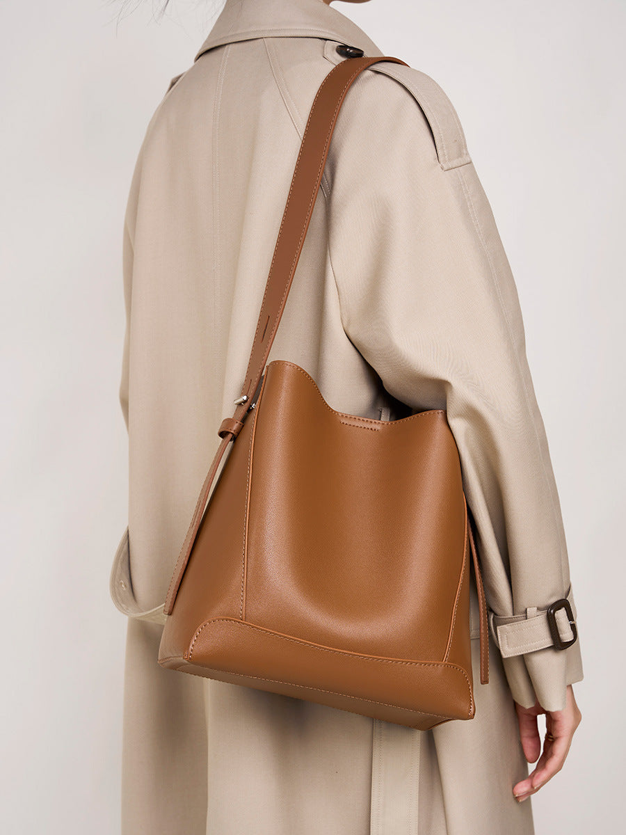 NTW women large genuine leather shopping bag