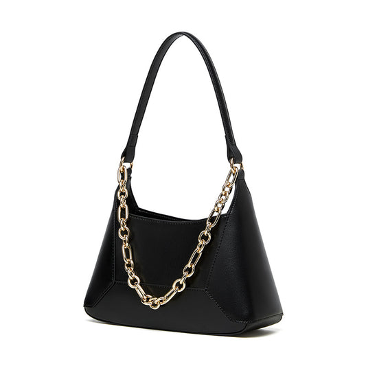 1936 cowhide chain shoulder bag