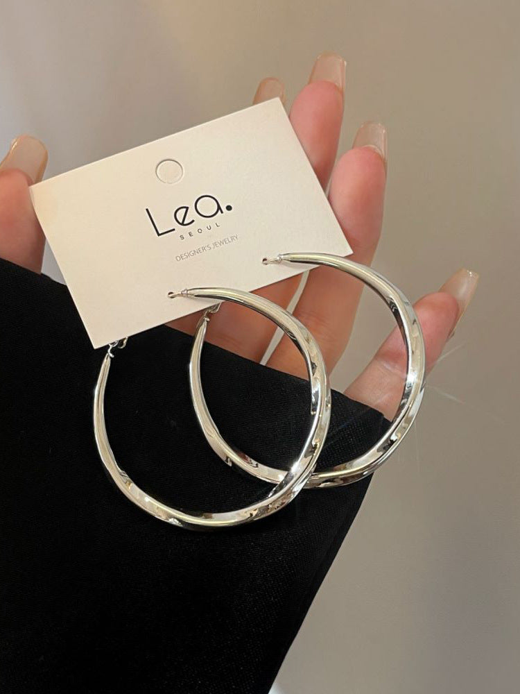 2311  925 silver hoop earring