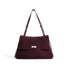 2711 Large casual handbag in suede