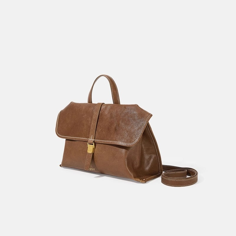 1620 genuine leather vintage messenger bag