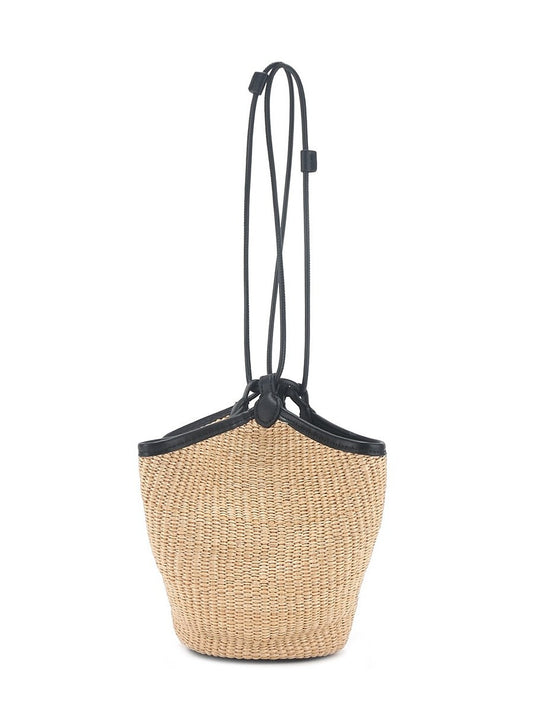 2146 raffia handmade women beach bag
