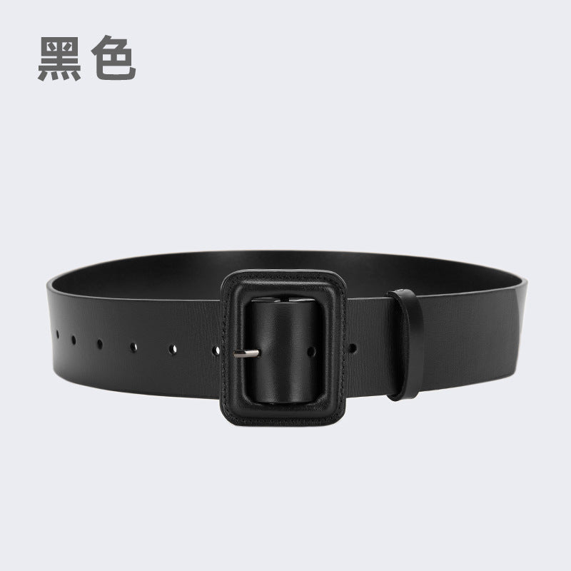 982 wide waist belt leather cummerbunds