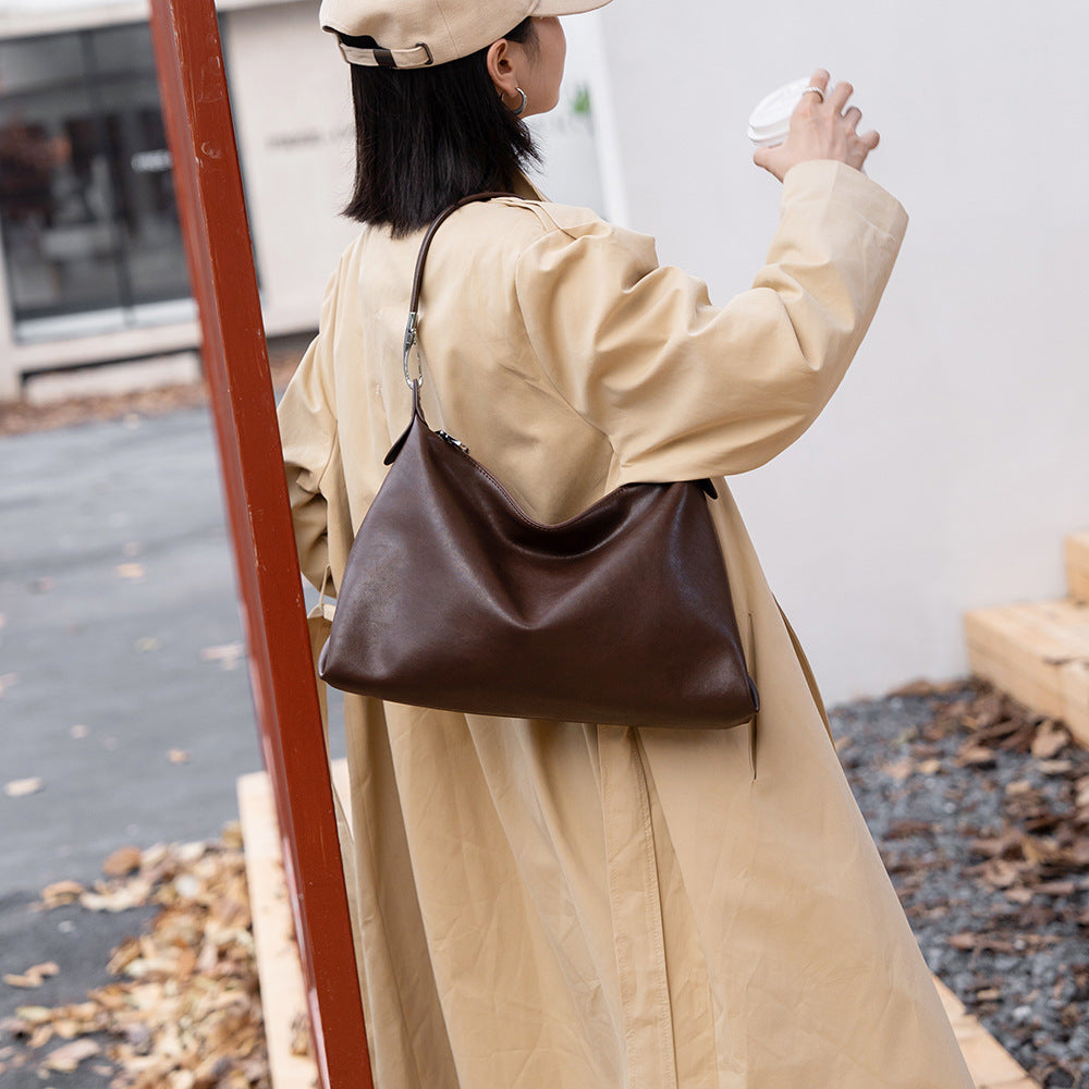 D1 genuine leather women handbag