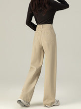 2645 loose-fit stright cut cotton pants