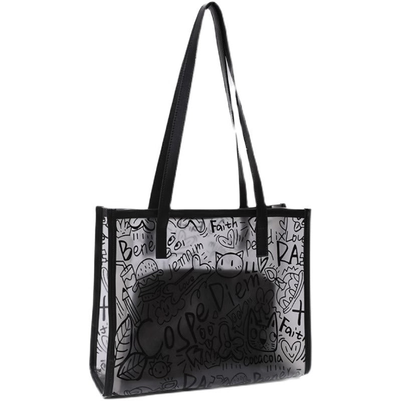 942 jelly pvc waterproof handbag