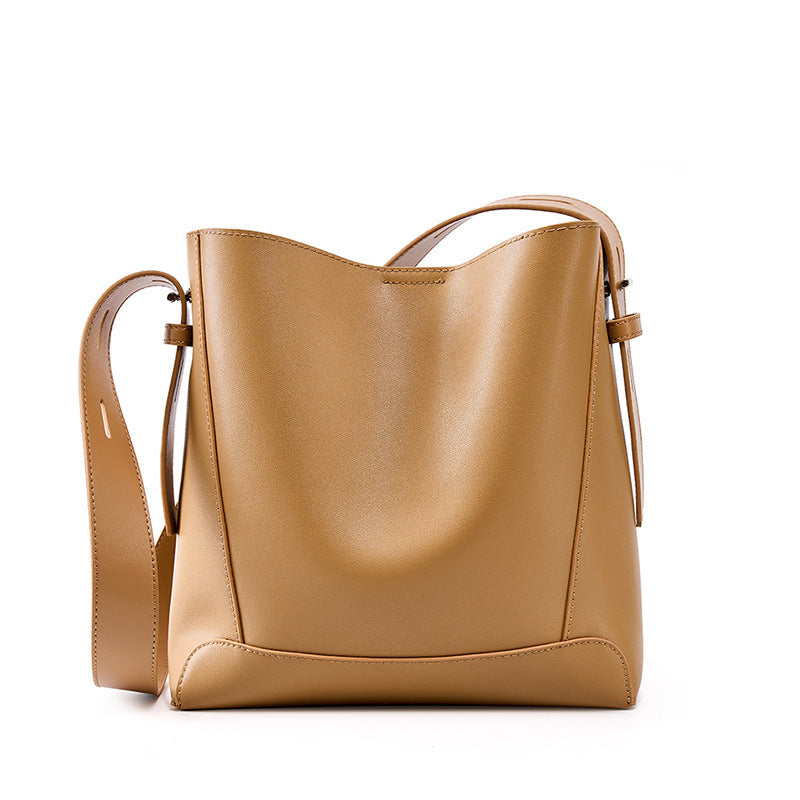 NTW women large genuine leather shopping bag