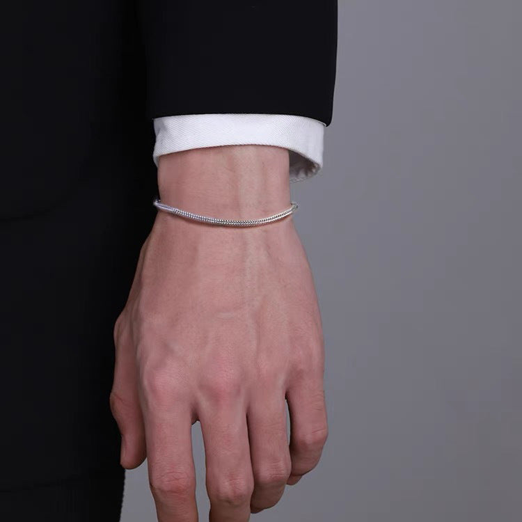 2736 925 silver woven bracelet