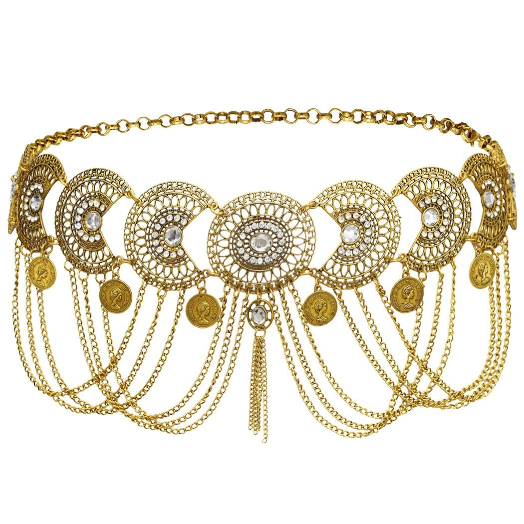 3944 fashion chain belt for women