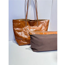 2682 large cowhide shopping totes