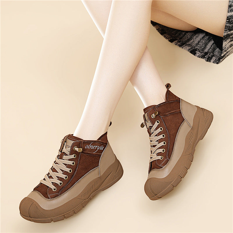 3764 high top platfrom ankle boot