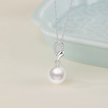 2732 925 silver pearl necklace