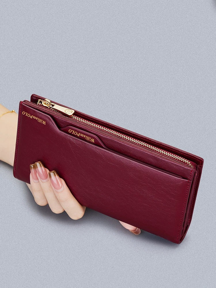2098 new design women long purse card holder