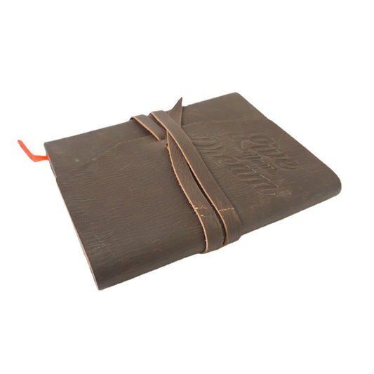 1951 leather cover notebook