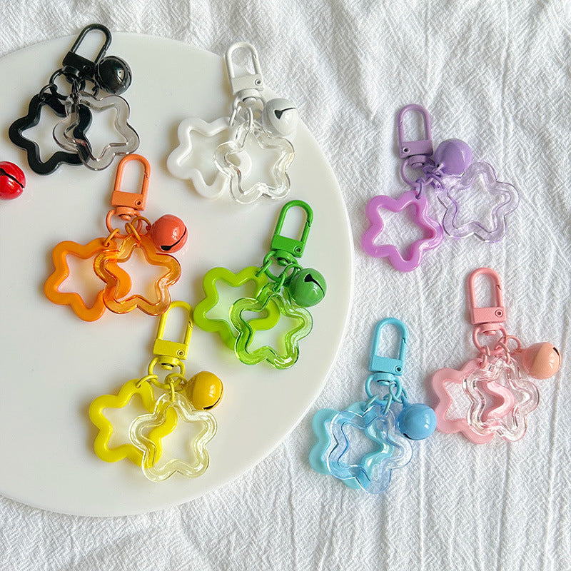 4196 acrylic star keychain