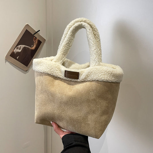 1917 lamb wool reversible totes