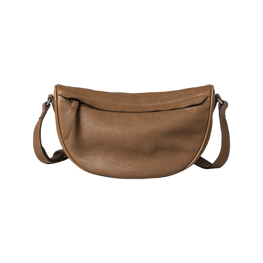 1945 cowhide half moon crossbody bag