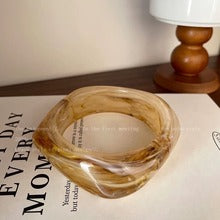 2249 acrylic resin wide bracelet