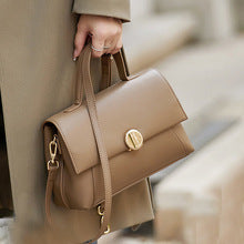 2247 fashion flap cowhide handbag