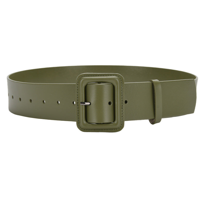 982 wide waist belt leather cummerbunds
