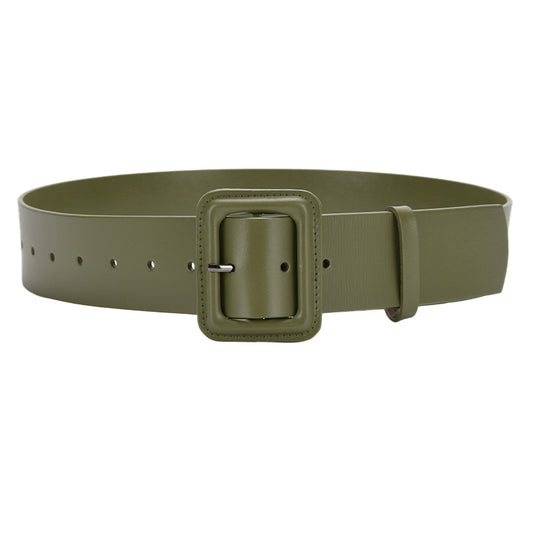982 wide waist belt leather cummerbunds