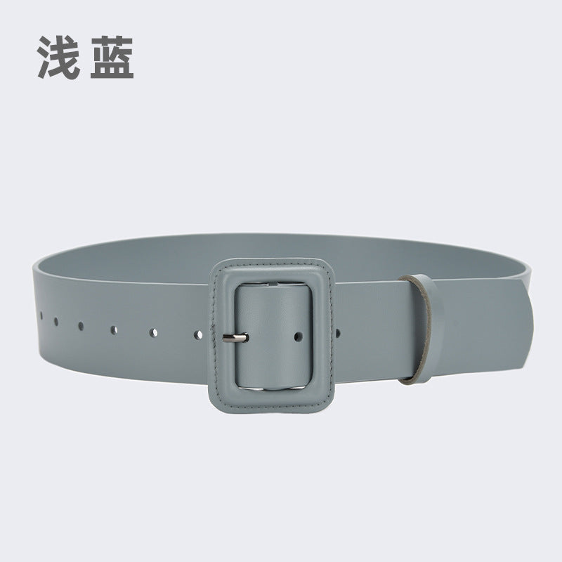 982 wide waist belt leather cummerbunds