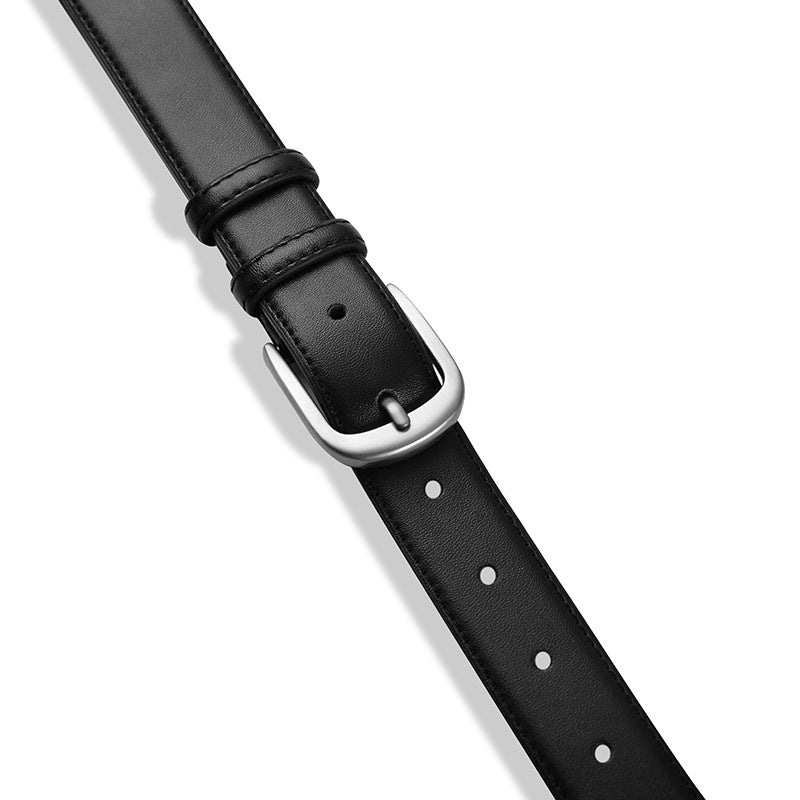 1399 leather pin buckle men's belt