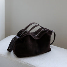 2729 fall and winter large handbag in suede