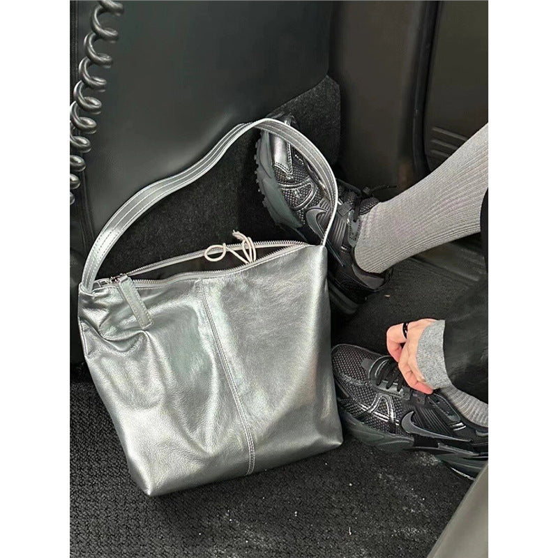 1624 large bucket shoulder bag shopping totes