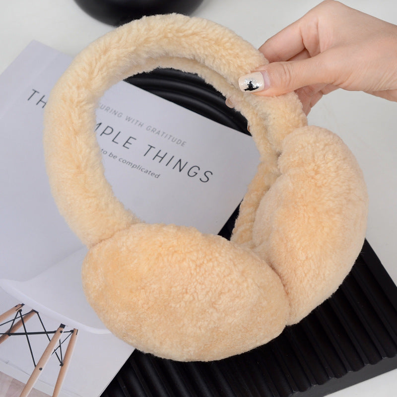 3417 fashion shearling earmuffs