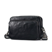 2656 genuine leather  men's crossbody bag