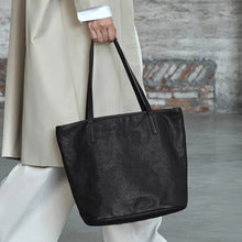 1053 cowhide large shopping totes