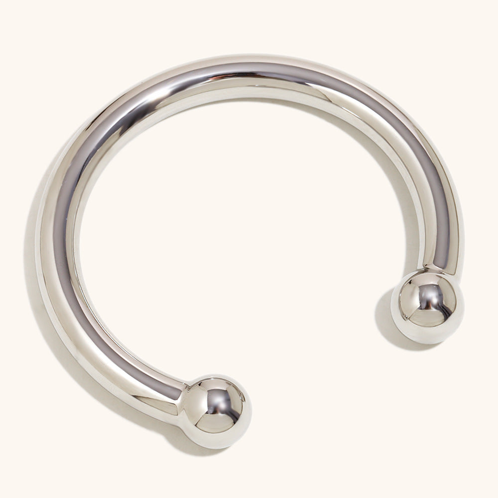 1159 18k plated open bangle trendy bracelets