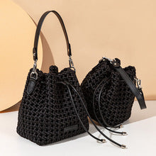 2250 mini woven bucket bag