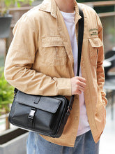 2244 men's casual leather messenger bag