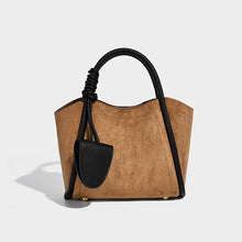 2869 suede leather handbag